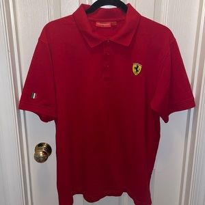 Ferrari Polo- Size XL- Red